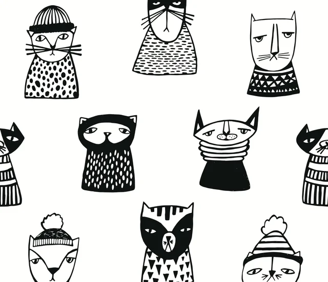 Fathoms previous cat drawings