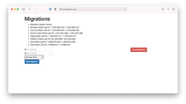 Migation GUI