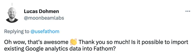 Fathom GA importer