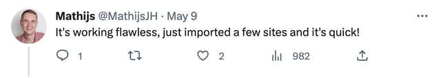 A happy customer