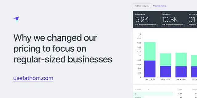 Why we changed our pricing to focus on regular-sized businesses