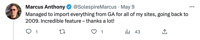 Surely not another happy customer?