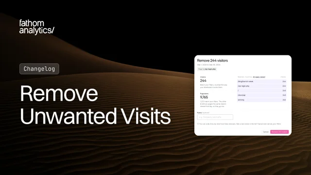 Remove Unwanted Visits