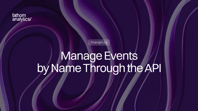 Manage Events by Name Through the API