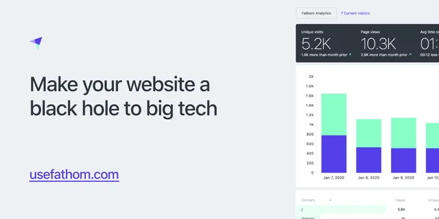 Make your website a black hole to big tech