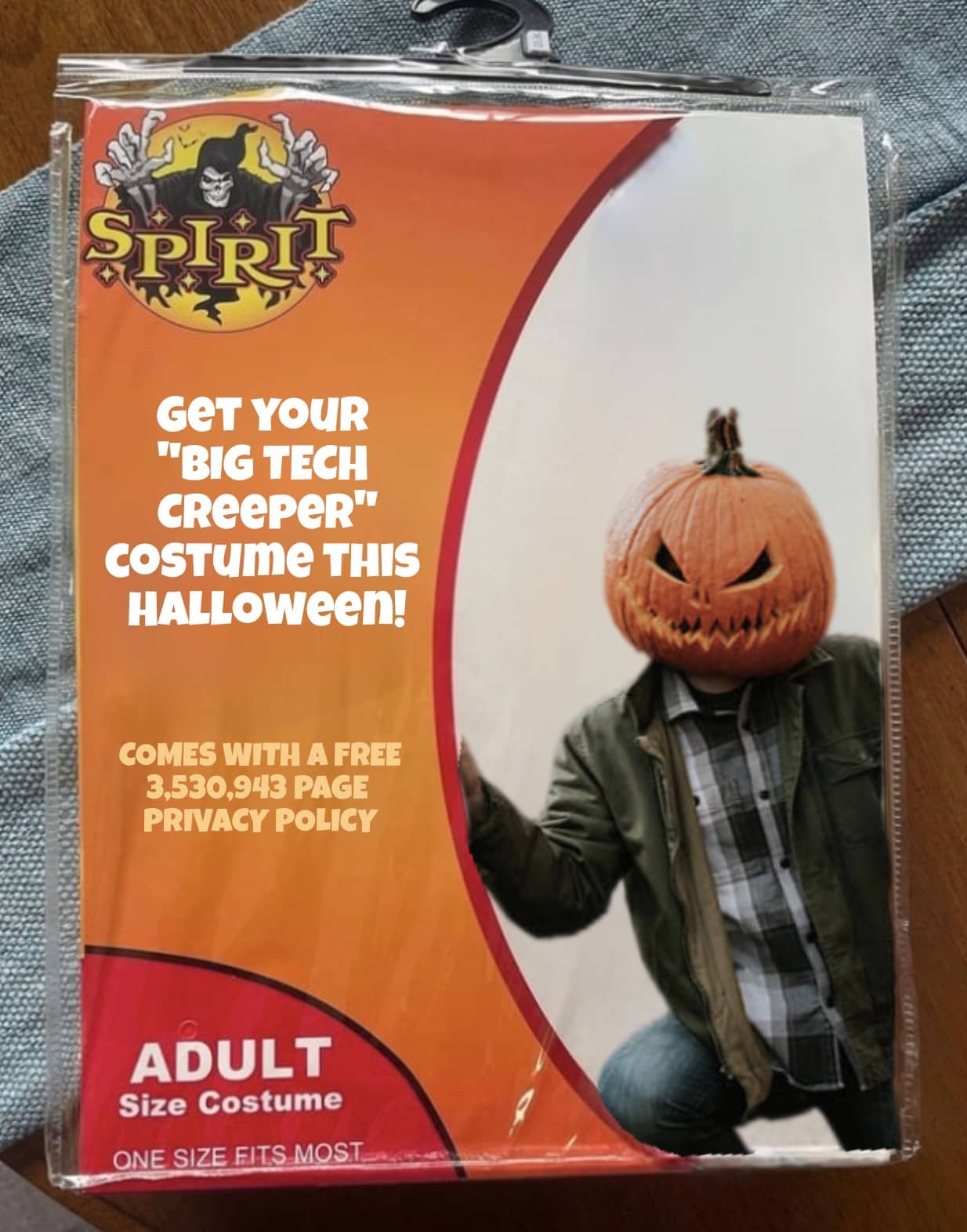 Big Tech Halloween costume