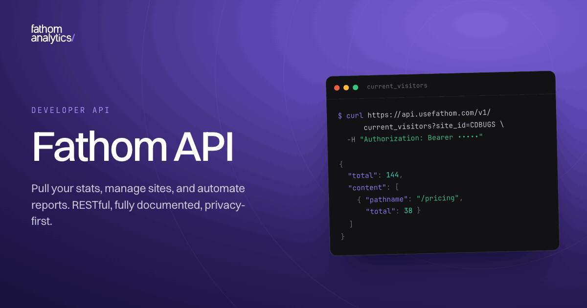 Fathom Analytics API